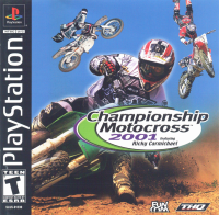 Championship Motocross 2001 PAL Playstation PAL box art